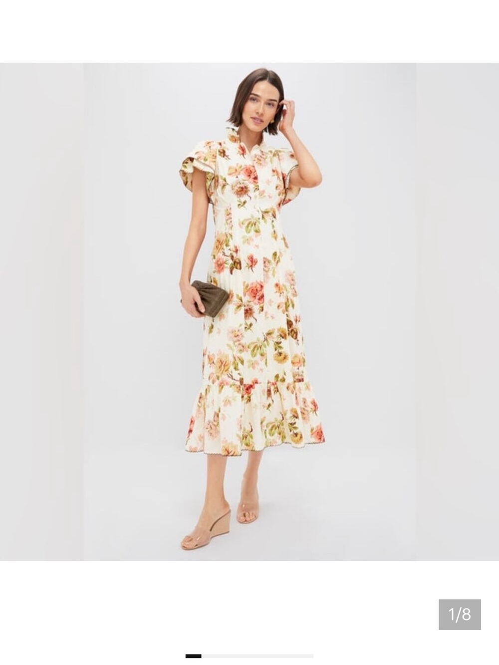EUC Tuckernuck Romantic Floral Alicia Dress sz xxs